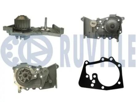 Водяна помпа (підсилена конструкція) Renault Kangoo/Megane 1.4 16V/1.6 16V RUVILLE 56970AS