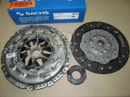 VW Комплект сцепления Golf VI, Passat B6 1.8TSI SACHS 3000 951 847 (фото 1)