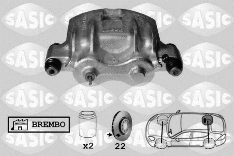 Суппорт задній SASIC 6506040