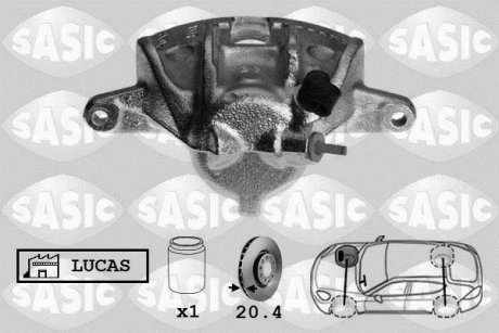 Супорт передній SASIC SCA0089