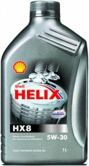 1л Масло синт. Helix HX8 Synthetic 5W-30 API SN/CF ACEA A3/B3, A3/B4 MB 229.3 VW502.00/505.00 Renault RN0700, RN0710 SHELL 550040535