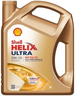 Масла моторные Helix Ultra ECT C2/C3 0W-30 (Канистра 4л) SHELL 550046306