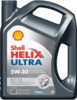 Масла моторные Helix Ultra ECT С3 5W-30 SN/CF (Канистра 4л) SHELL 550050441