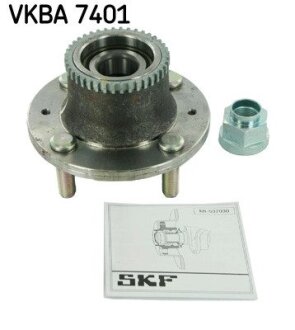 DAEWOO Ступица в сборе (с кольцом ABS) Kalos 03- SKF VKBA 7401