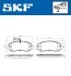 Колодки тормозные дисковые (комплект 4 шт.)) SKF VKBP 80011 E (фото 8)