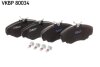 Колодки тормозные дисковые (комплект 4 шт.)) SKF VKBP 80034 (фото 2)