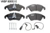 Комплект тормозных колодок, дисковый тормоз SKF VKBP 80053 E (фото 1)