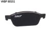 Комплект тормозных колодок, дисковый тормоз SKF VKBP 80151 (фото 3)