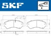 Колодки тормозные дисковые (комплект 4 шт.)) SKF VKBP 80210 E (фото 2)