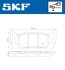 Комплект тормозных колодок, дисковый тормоз SKF VKBP 80642 (фото 2)