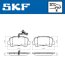 Комплект тормозных колодок, дисковый тормоз SKF VKBP 90010 E (фото 2)