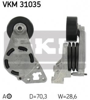 Роликовый модуль натяжителя ремня SKF VKM 31035