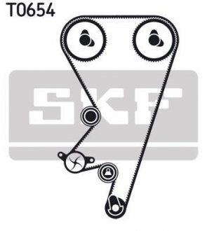 К-кт. ГРМ (ремень+2шт.ролика) OPEL Astra 1,7D 91-00 SKF VKMA 05202