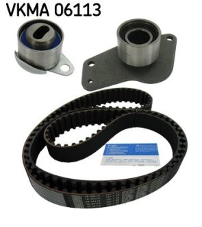 Ремень ГРМ + 2 ролика натяжения Renault Rapid,Clio,Kangoo 1.9d SKF VKMA 06113