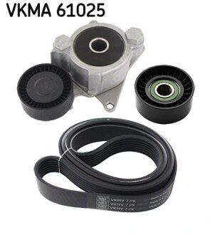 Фото 1 - роликовий модуль натягувача ременя (ролик, ремінь) SKF VKMA 61025 Роликовий модуль натягувача ременя (ролик, ремінь) SKF VKMA 61025 (фото 1)