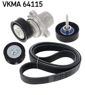 Комплект поліклинових ременів SKF VKMA64115