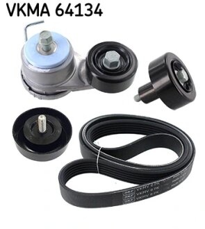 Роликовий модуль натягувача ременя (ролик, ремінь) SKF VKMA 64134