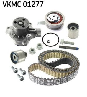 Роликовый модуль натяжителя ремня (ролик, ремень, насос) SKF VKMC 01277