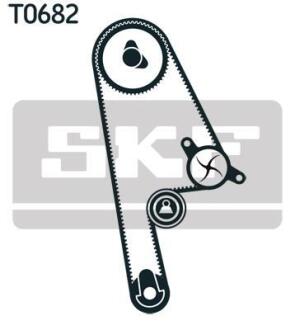Роликовий модуль натягувача ременя (ролик, ремінь, помпа) SKF VKMC 93005-2