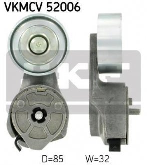 Ролик с натяжителем APV1084 D=85, W=32 SKF VKMCV 52006