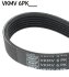 Ремень поликлиновый 6PK1025 SKF VKMV 6PK1025 (фото 1)