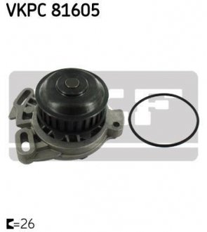 VW Помпа воды Passat/AUDI 80/90/100 1,9-2,23i SKF VKPC 81605