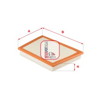 Фільтр повітряний SOFIMA S 3621 A