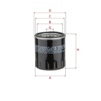 Фільтр масляний SOFIMA S 3752 R