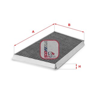 Фильтр салона угольный MB W203 SOFIMA S4131CA