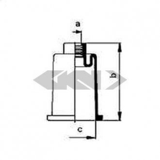 Пыльник рулевого механизма SPIDAN 83968