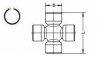 Хрестовина SPIDAN U041 (фото 2)