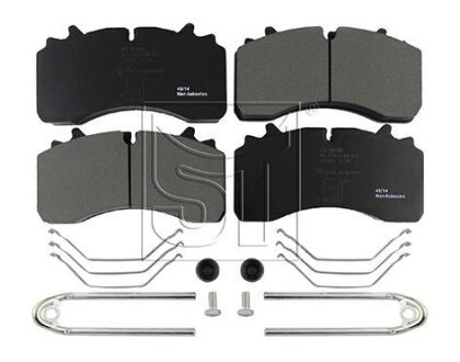 КМП гальмівних колодок ST-TEMPLIN 03.120.8700.351