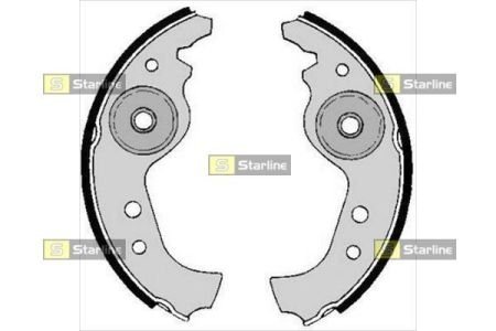 Тормозные колодки барабанные STARLINE BC 00890