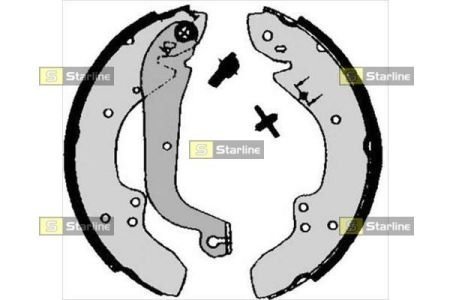 Тормозные колодки барабанные STARLINE BC 00930