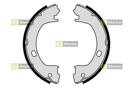 Гальмівні колодки барабанні STARLINE BC 01015