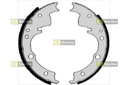 Гальмівні колодки барабанні STARLINE BC 04330