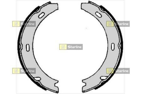 Тормозные колодки барабанные STARLINE BC 04730