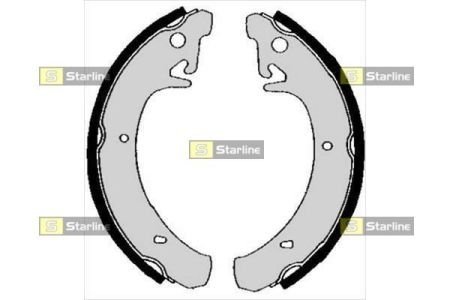 Тормозные колодки барабанные STARLINE BC 04830