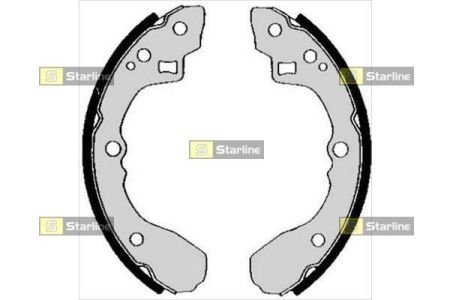 Тормозные колодки барабанные STARLINE BC 04840