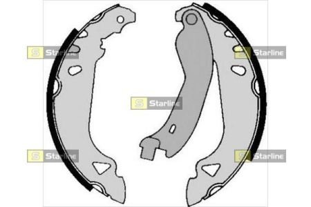 Гальмівні колодки барабанні STARLINE BC 05040