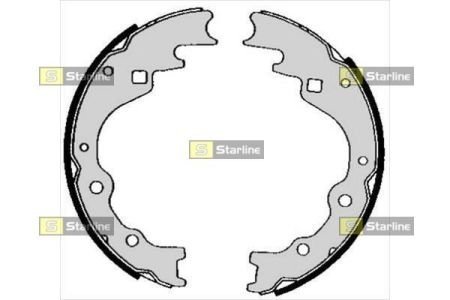 Гальмівні колодки барабанні STARLINE BC 05450