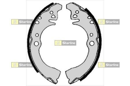 Тормозные колодки барабанные STARLINE BC 05640