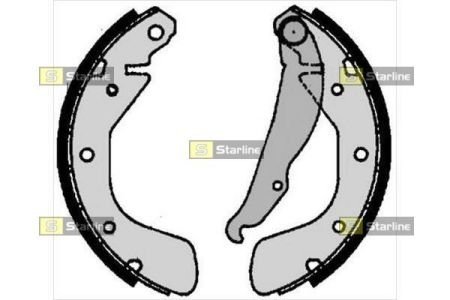 Тормозные колодки барабанные STARLINE BC 06790