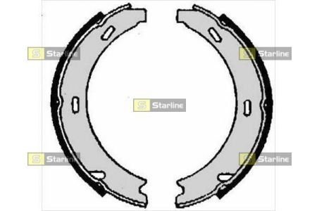 Тормозные колодки барабанные STARLINE BC 06869 (фото 1)