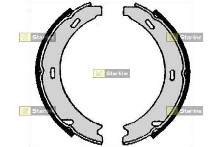 Тормозные колодки барабанные STARLINE BC 06870