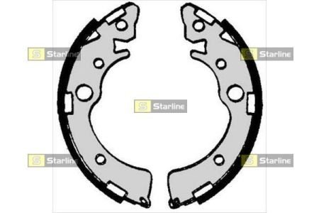 Гальмівні колодки барабанні STARLINE BC 06980