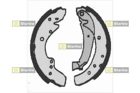 Тормозные колодки барабанные STARLINE BC 07110