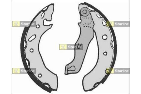 Тормозные колодки барабанные STARLINE BC 07175