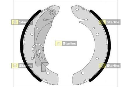 Тормозные колодки барабанные STARLINE BC 07420 (фото 1)