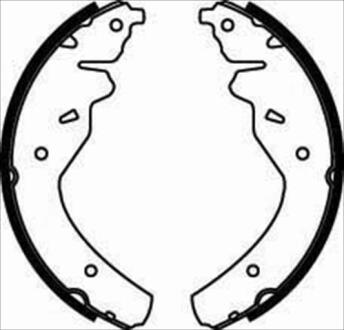 Гальмівні колодки барабанні STARLINE BC 07450